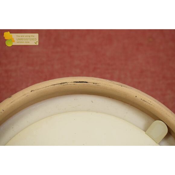 Hearth & Hand with Magnolia 4-Wick Rim Stripe Ceramic Sun and Citron Candle Blue - Picture 2 of 6